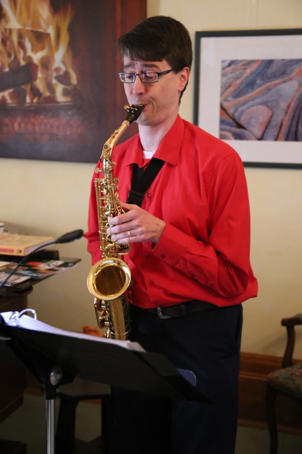 Tim saxophone Hillary house 2015 Melanie Bell Snapd Aurora